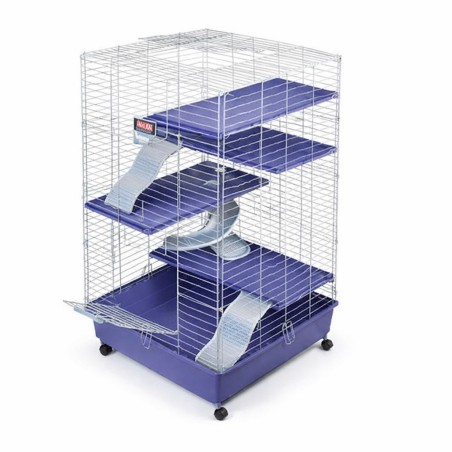 JAULA MFH DELUXE GRANDE CON CHAROLA