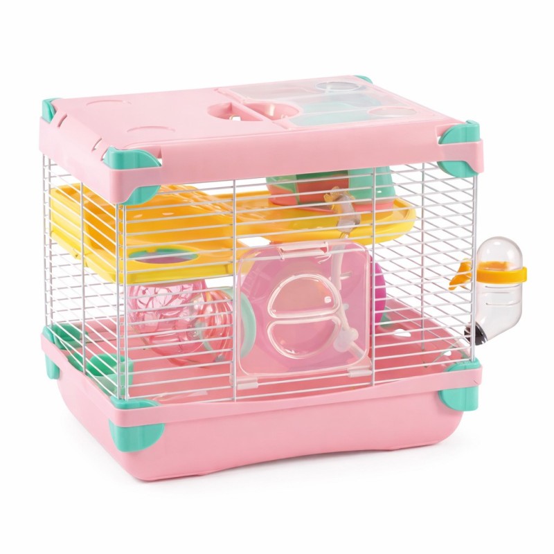 JAULA ROSA SUNNY HAMSTER LAND CH. 1PISO