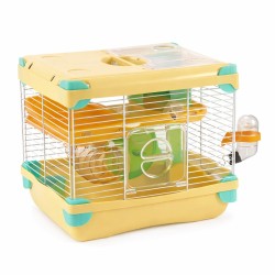 JAULA AMARILLA SUNNY HAMSTER CHICA 1PISO