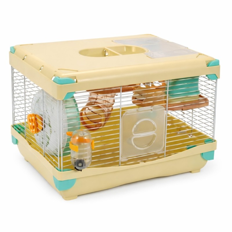 JAULA AMARILLA SUNNY HAMSTER MED 1PISO
